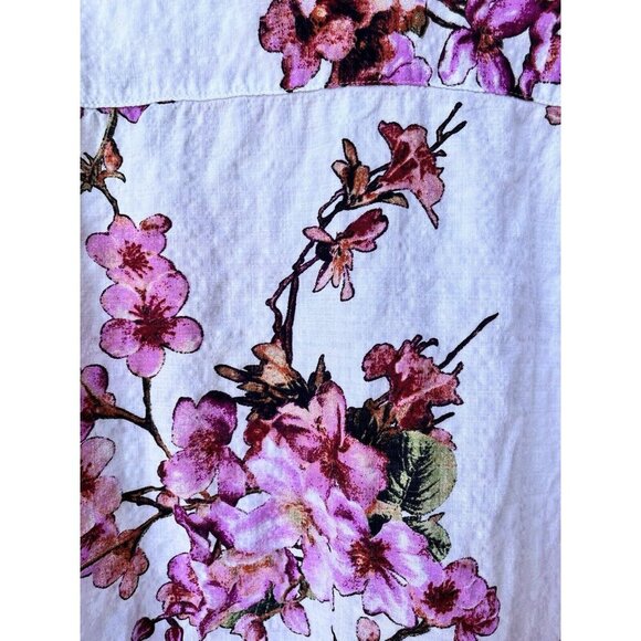 Jogal Men's Long Sleeve Button Up Shirt Size XL Tropical Floral Casual Hawaiian - Picture 6 of 8